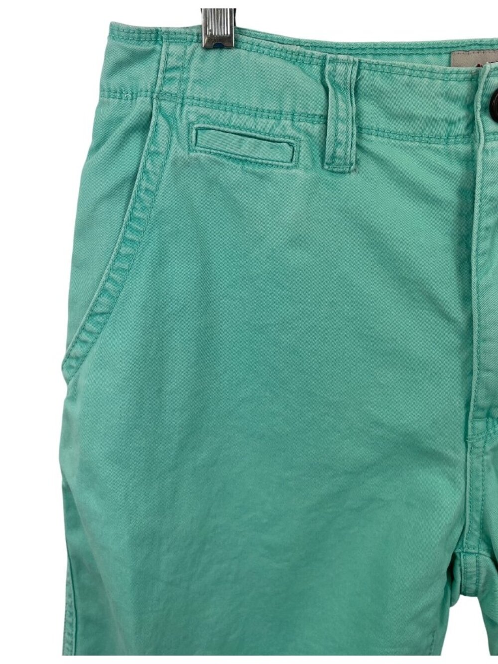 Arizona Jean Co Mens Turquoise Casual Chino Shorts Size 33 - Picture 4 of 8